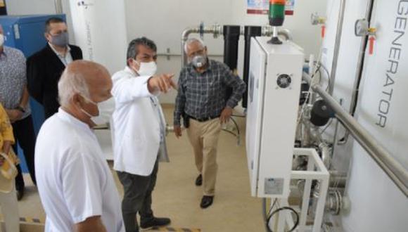 Entra en funcionamiento planta generadora de oxígeno del Hospital Regional Lambayeque (Foto: Andina)