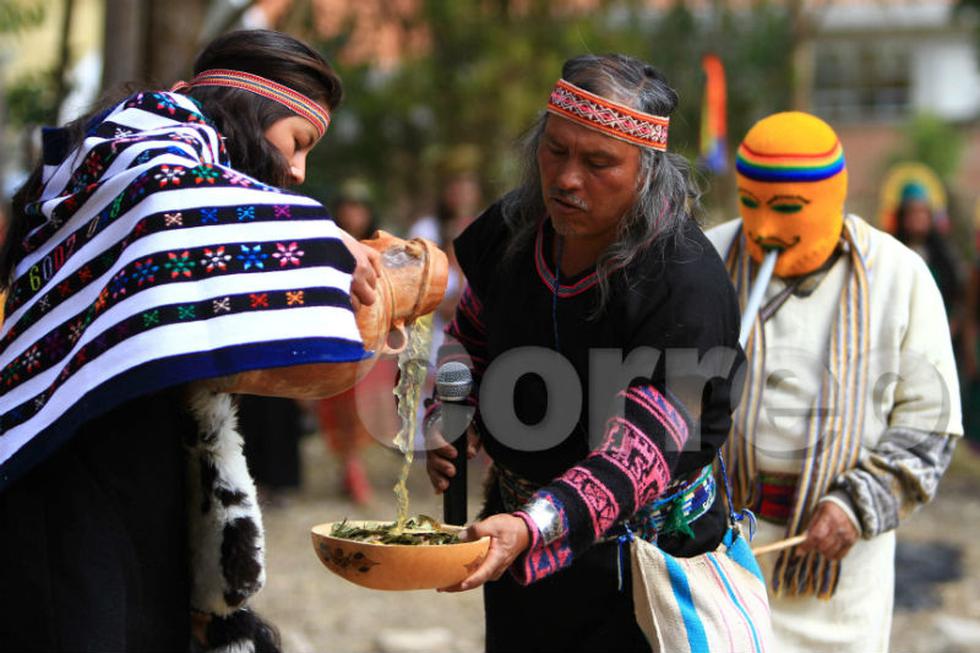 Escenifican pagapu en manantial de Wariwillka (VIDEO)