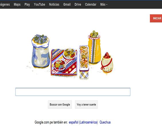 Google rinde homenaje a la papa peruana