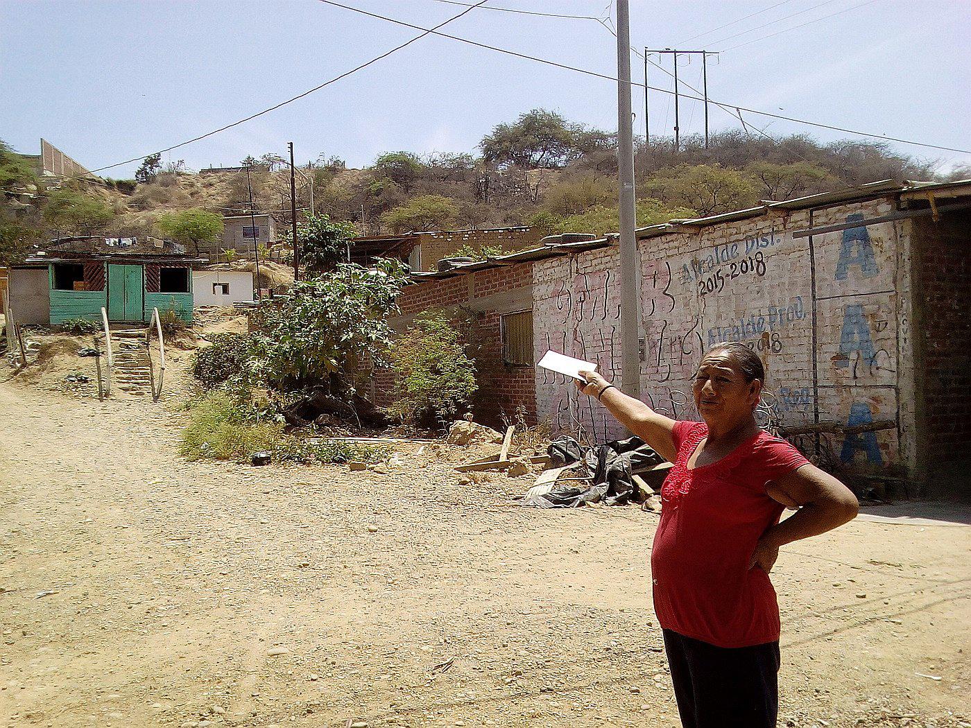 Vecinos del asentamiento humano Virgen del Carmen carecen de agua y alcantarillado