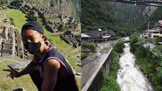 Joven japonés es el primer turista en ingresar a Machu Picchu tras esperar siete meses en Aguas Calientes