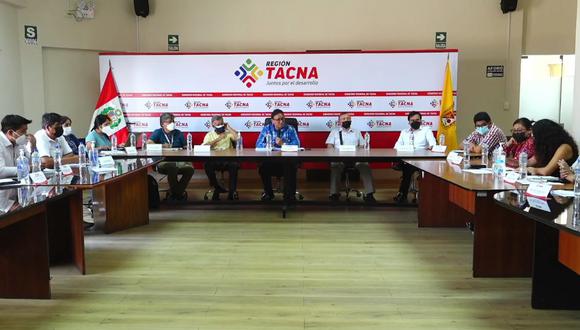 El Gobierno Regional de Tacna convocó a decanos de los colegios profesionales y cámara de comercio para elaborar "Agenda Tacna"