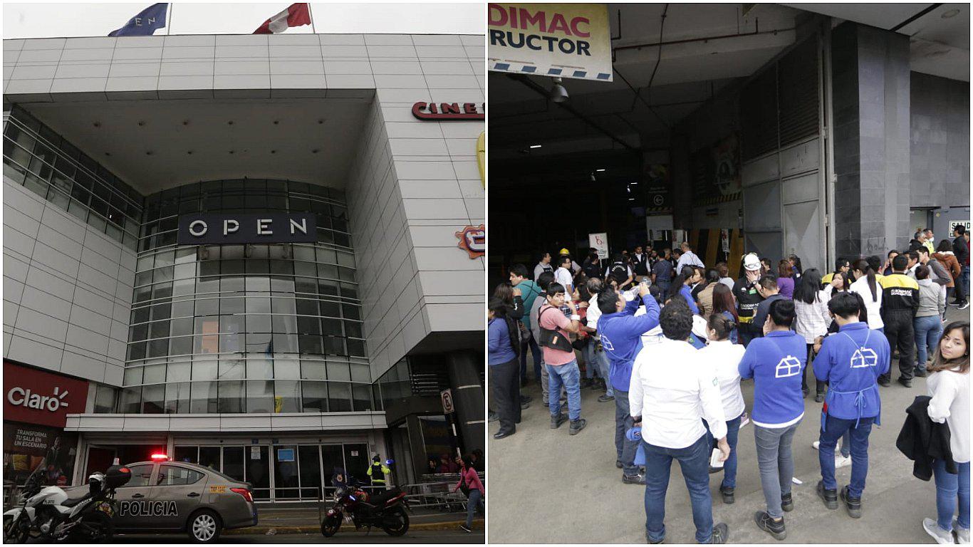Open Plaza: reportan amago de incendio en centro comercial de Surquillo (VIDEO)