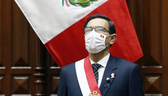 Presidente Martín Vizcarra afronta nuevo pedido de vacancia en el Congreso. (Foto: Presidencia)
