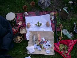 Ceremonia ritual de pago a la Pachamama