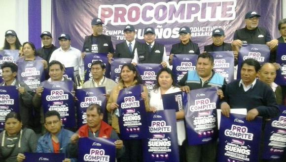Entregarán cheques de Procompite en Tacna