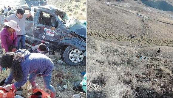 Despiste de camioneta deja un muerto y cinco heridos 