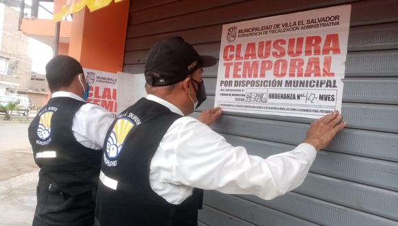 Municipio de Villa El Salvador dispuso el cierre inmediato de panaderías. (Foto: Difusión)