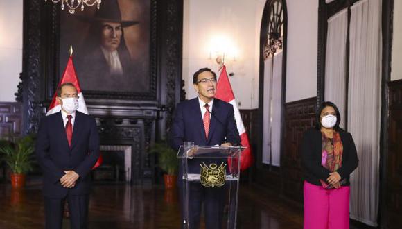 Presidente Martín Vizcarra, en mensaje a la Nación, dijo que no renunciará a su cargo.