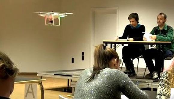 Usan drones para evitar que alumnos plagien en exámenes