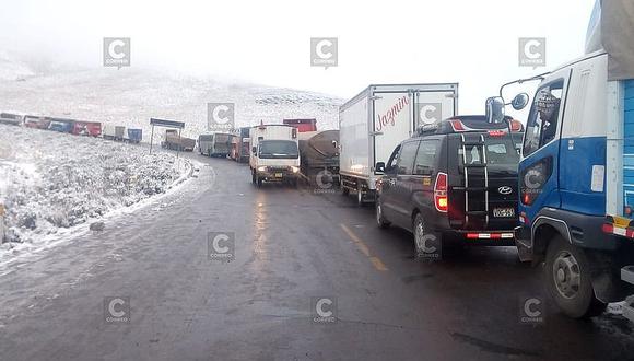 Suspenden tránsito vehícular en la carretera Arequipa - Puno y Chivay