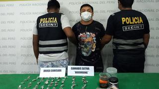 Alias “Cobos” cae con un kilo de marihuana en Tumbes