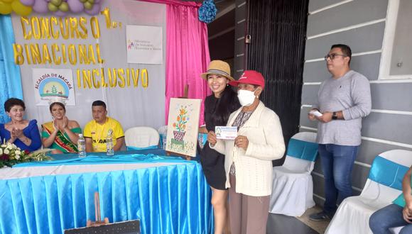 Persona discapacitada y adulto mayor destacaron en concurso binacional de arte y dibujo inclusivo en Ecuador