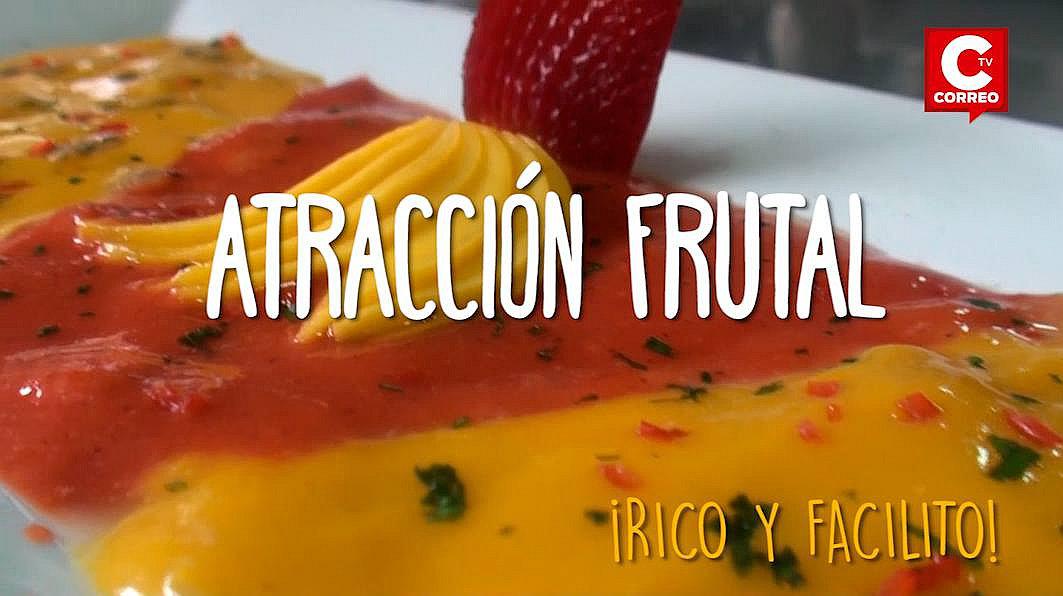 ​Rico y facilito: Atracción frutal, aprende esta receta de tiradito con frutas (VIDEO)