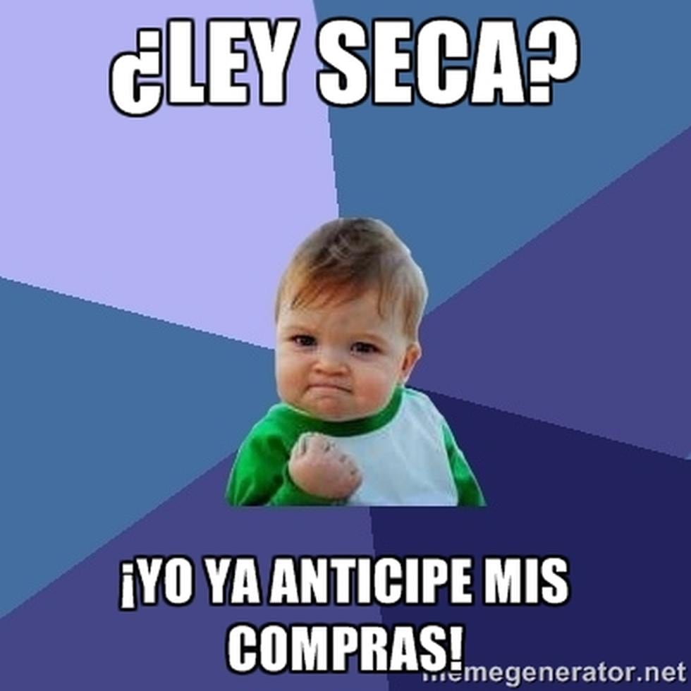 Crean memes por la "Ley Seca" (FOTOS) MISCELANEA CORREO