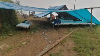 Canchaque: Más de 20 familias viven en campamentos rústicos por temor a nuevo aluvión
