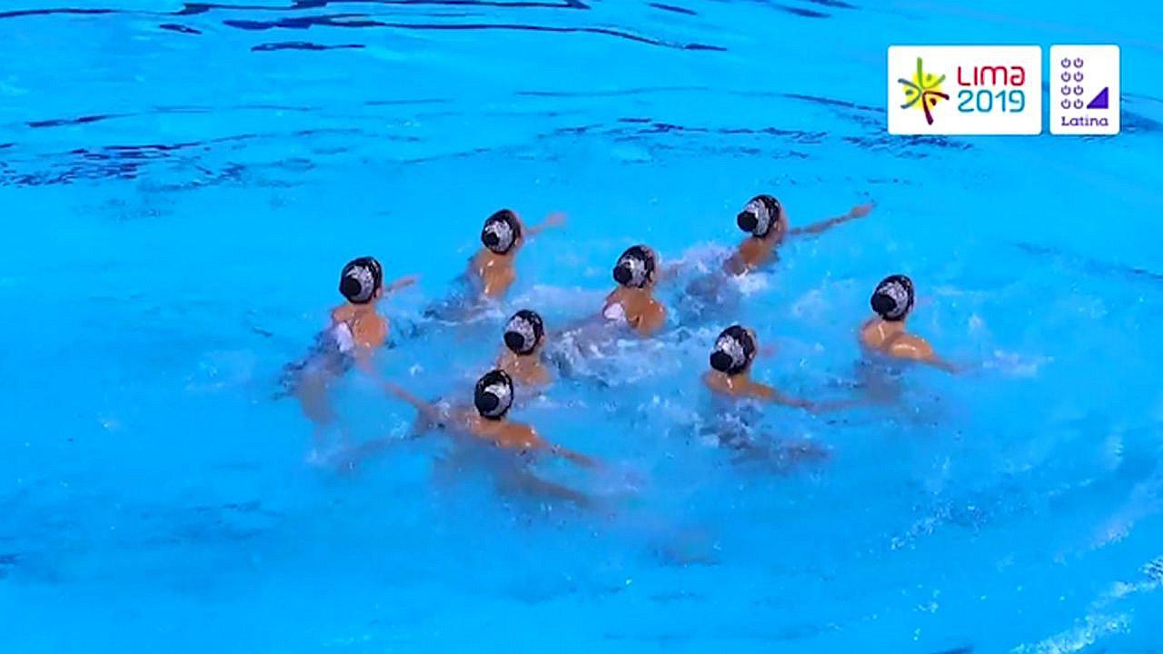 Lima 2019: Perú maravilla en Natación Artística (VIDEO)