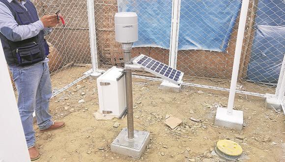 Samanco: Instalan equipos de medición de lluvias 
