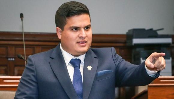 El parlamentario Diego Bazán se pronunció sobre la moción de censura contra el ministro del Interior, Willy Huerta. (Foto: Congreso)
