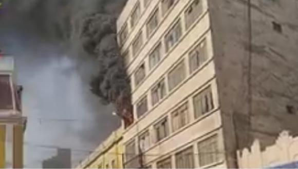 Se reporta un incendio en las inmediaciones del Mercado Central