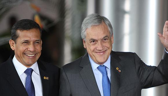 Piñera y Humala se reúnen hoy en Lima por la cumbre Unasur