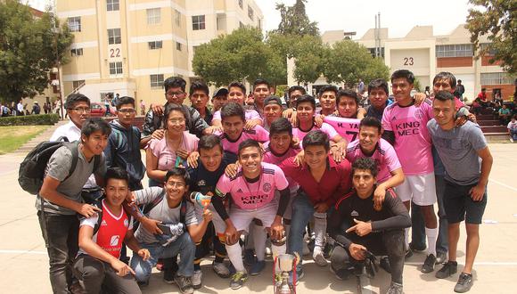 Ingeniería Mecánica se consagró campeón de futsal en la Liga 1 de la UNSA