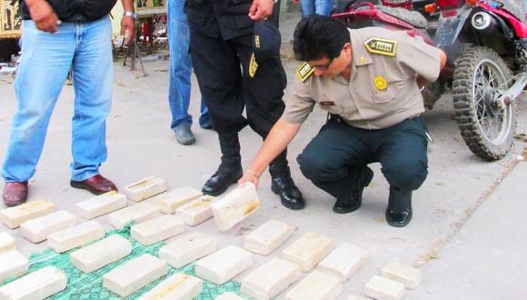 Policía incauta más de 80 kg. de droga en camioneta