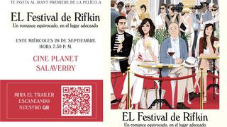 Woody Allen llega a la cartelera peruana con “El Festival de Rifkin”