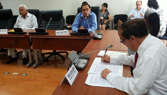 Fiscalización del Congreso llamó a declarar a Martín Vizcarra