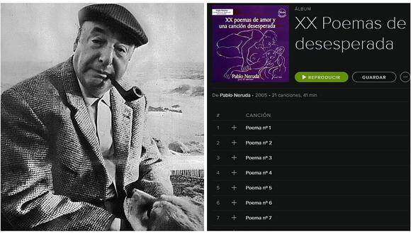 Pablo Neruda: Spotify rinde homenaje a poeta 