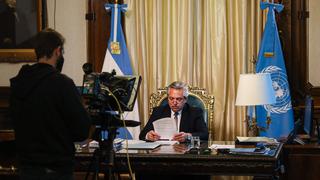 Alberto Fernández, presidente de Argentina, recurre a la solidaridad mundial para superar la pandemia