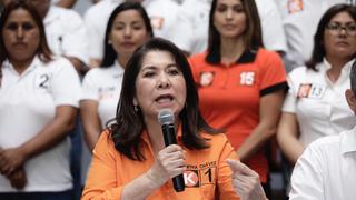 Martha Chávez: “El fiscal Pérez ni siquiera tuvo la hombría de asistir a la audiencia”