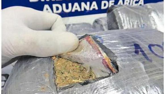 Peruano llevaba más de 30 kilogramos de droga a Chile