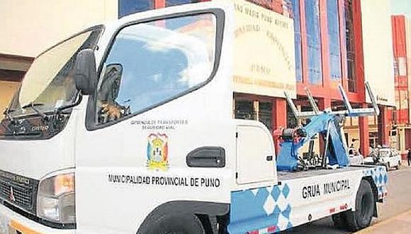 Municipalidad de Puno mantiene deuda de S/ 296 mil por grúa inoperativa