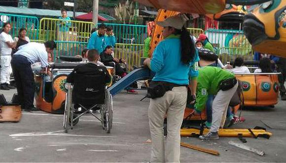 Accidente en parque de diversiones mecánicas de Bogotá deja 10 heridos (VIDEO)