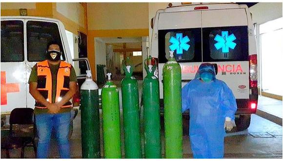 Entregan cinco tanques de oxígeno a hospital de Laredo 