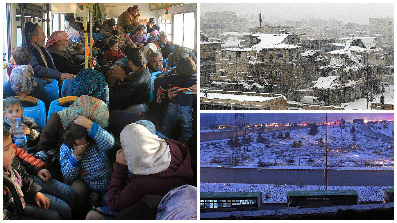 ONU: 35.000 y 40.000 personas han sido evacuadas del este de Alepo (VIDEO)