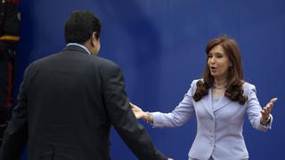 Nicolás Maduro manifiesta su “absoluta solidaridad” a Cristina Kirchner