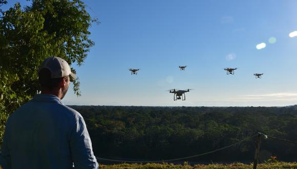 Con drones y smartphones monitorean más de tres millones de bosques amazónicos. (Foto: Difusión)