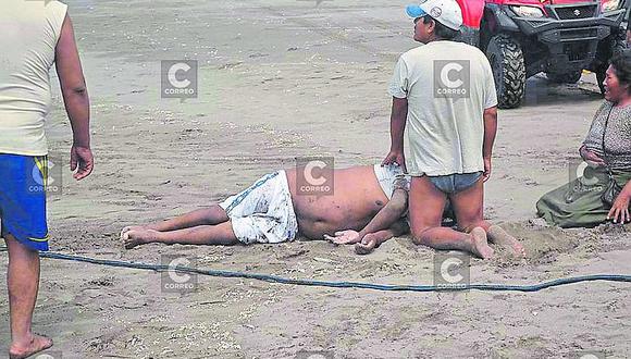 Reclaman el cuerpo de varón encontrado en playa de Quilca