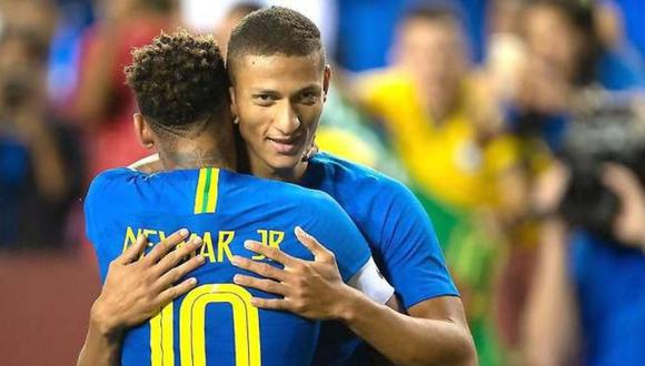 Neymar tuvo descuido en redes sociales con su amigo Richarlison.
