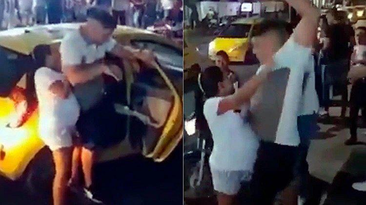 Colombia: Mujer embarazada sorprende a su pareja y a la amante cuando llegaban a una fiesta (VIDEO)