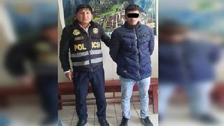 Capturan a sujeto que golpeó y azotó con una cadena a su madre, en Cusco