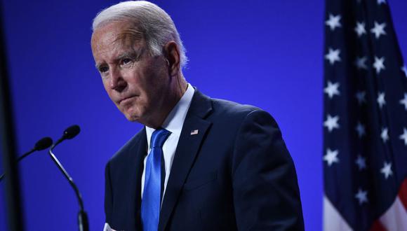 Joe Biden criticó la medida de China de no presentarse a las cumbres sobre el cambio climático. (Foto: Brendan Smialowski / AFP)