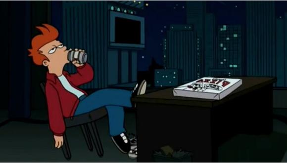 Futurama: Un día como hoy, Fry quedó congelado y viajó al año 2999
