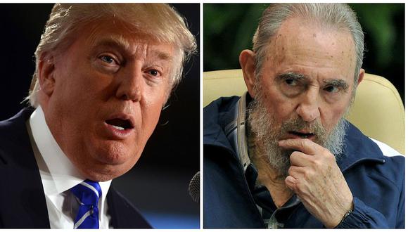 ​Fidel Castro propone dar "medalla de barro" a Donald Trump 