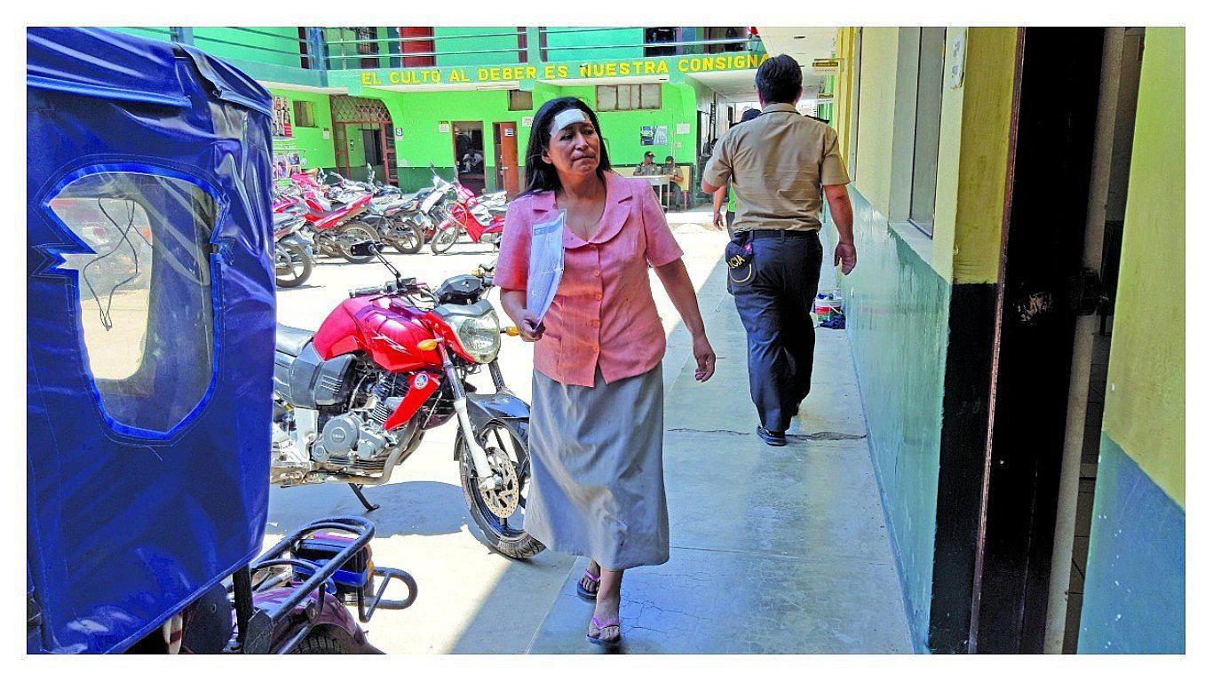 Un individuo intenta matar a su conviviente con un fierro y además le propina varios golpes