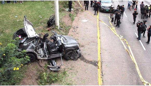 Vía Expresa: accidente deja un muerto tras aparatoso choque de camioneta