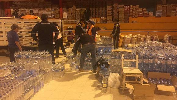 La Oroya: Juntan 2500 litros de agua para damnificados 