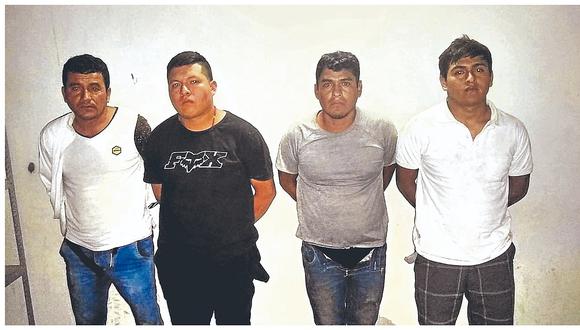 La Policía captura a cuatro presuntos “marcas” tras el asalto y robo de 9,000 soles 